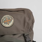 Рюкзак туристический, отдел на шнурке, с увеличением, 3 наружных кармана, объём - 70л, цвет хаки - Фото 4