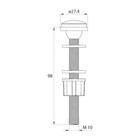 Арматура для унитаза IDDIS F012400-04, нижняя подводка, один уровень слива - Фото 4