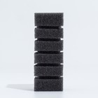 Губка прямоугольная для фильтра турбо № 1, 4×4.5×11 см, серая - Фото 3