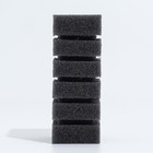 Губка прямоугольная для фильтра турбо № 2, 6×4×11 см, серая - Фото 3