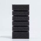 Губка прямоугольная для фильтра турбо № 3, 6×6×12 см, серая - Фото 2