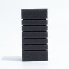 Губка для фильтра турбо №9, прямоугольная, 8×8×16 см, серая - Фото 2