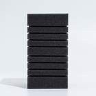 Губка прямоугольная для фильтра турбо № 15, 12×12×20 см, серая - Фото 2