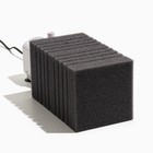 Губка прямоугольная для фильтра турбо № 15, 12×12×20 см, серая - Фото 5