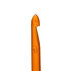 Крючок для вязания тунисский пластиковый, с силиконовой леской, d=4,5мм, цвет МИКС - Фото 2