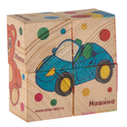 Кубики деревянные «Любимые игрушки», набор 4 шт. - фото 9809000