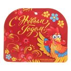 Мягкая игрушка "С Новым Годом" петушок в колпачке - Фото 4