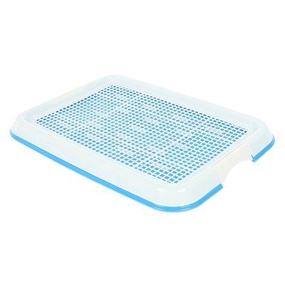 Туалет для собак с сеткой, 46,5 х 34,5 х 4 см, микс цветов