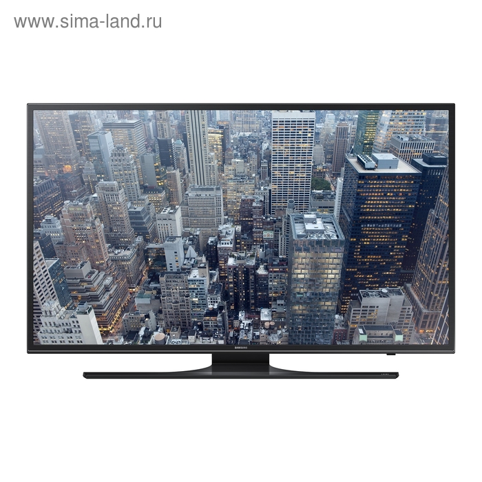 Телевизор Samsung UE40JU6400UXRU, LED, 40", черный - Фото 1