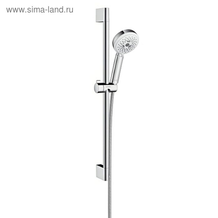 Душевой гарнитур Hansgrohe Crometta 100 Multi со штангой 65 см - Фото 1