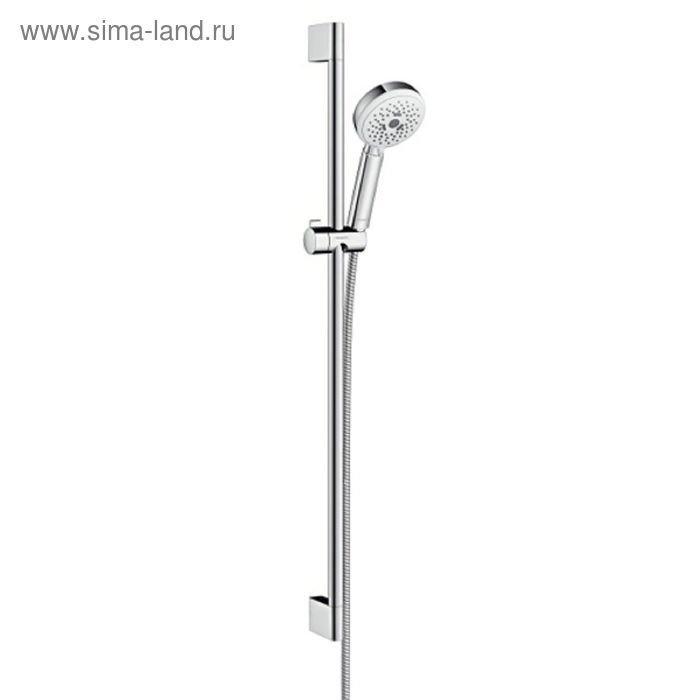 Душевой гарнитур Hansgrohe Crometta 100 Multi со штангой 90 см - Фото 1