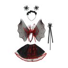 Карнавальный набор "Пауки", 4 предмета: ободок, жезл, крылья, юбка, 4-6 лет - Фото 4