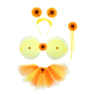 Карнавальный набор "Подсолнух", 4 предмета: ободок, жезл, крылья, юбка, 3-4 года - Фото 3