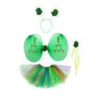 Карнавальный набор "Ёлочка", 4 предмета: ободок, жезл, крылья, юбка, 3-4 года - Фото 3