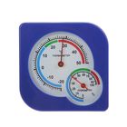 Термометр уличный, гигрометр, 7*7 см, синий - Фото 2