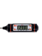 Термометр (термощуп) кухонный JR-1, электронный, на батарейках, с чехлом, чёрный - Фото 8