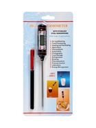 Термометр (термощуп) кухонный JR-1, электронный, на батарейках, с чехлом, чёрный - фото 65278058