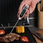 Термометр (термощуп) кухонный Luazon LTR-01, электронный, max 300 °C, от LR44, белый - Фото 3