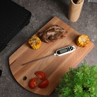 Термометр (термощуп) кухонный Luazon LTR-01, электронный, max 300 °C, от LR44, белый - Фото 4