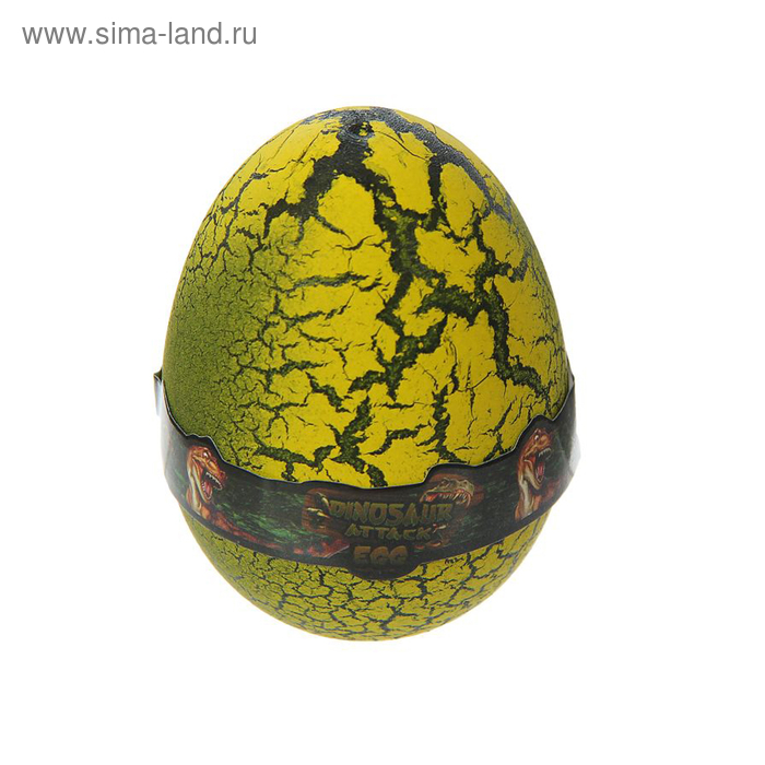 Лизун "Яйцо с динозавром", твёрдый, цвета МИКС - Фото 1