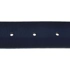 Ремень мужской гладкий "Великан", винт, пряжка под металл, ширина - 4см, синий - Фото 2