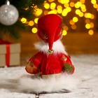 украшение новогодние клоун 40 см в красном камзоле мальчик - Фото 3