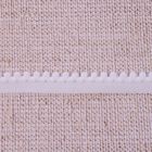 Резинка с обработанным краем, ширина 10мм, 10±1м, цвет белый - Фото 1