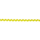 Тесьма "Вьюнчик", ширина 5мм, длина 25±1м, цвет жёлтый - Фото 1