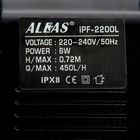 Внутренний фильтр ALEAS с повышенной очисткой 450 л/ч, 1 картридж - Фото 3
