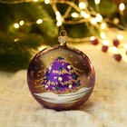 Ёлочный шар «Ёлка с шарами» d=9.5 см, МИКС - Фото 1