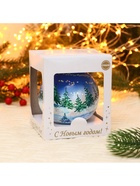 Ёлочный шар «Снежная сказка», d=9.5 см, МИКС - Фото 3