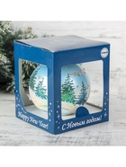 Ёлочный шар «Снежная сказка», d=9.5 см, МИКС - Фото 5