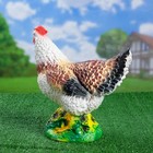 Садовая фигура "Курочка с цветами" микс - Фото 3