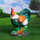 Садовая фигура "Петух на траве" 24х13х25см - Фото 2