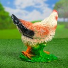 Садовая фигура "Курочка на траве" 24х13х23 МИКС - Фото 3