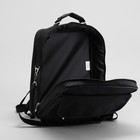 Сумка-рюкзак мужская на молнии, 1 отдел, цвет чёрный - Фото 7
