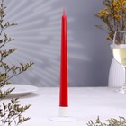 Набор свечей античных 2,3х 24,5 см,12 штук, красный - Фото 2