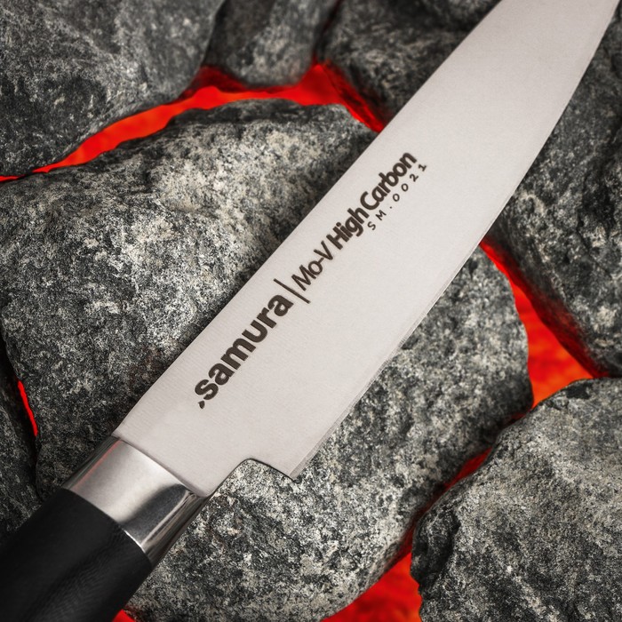 Нож кухонный Samura Mo-V, универсальный, лезвие 12 см - фото 1908278177