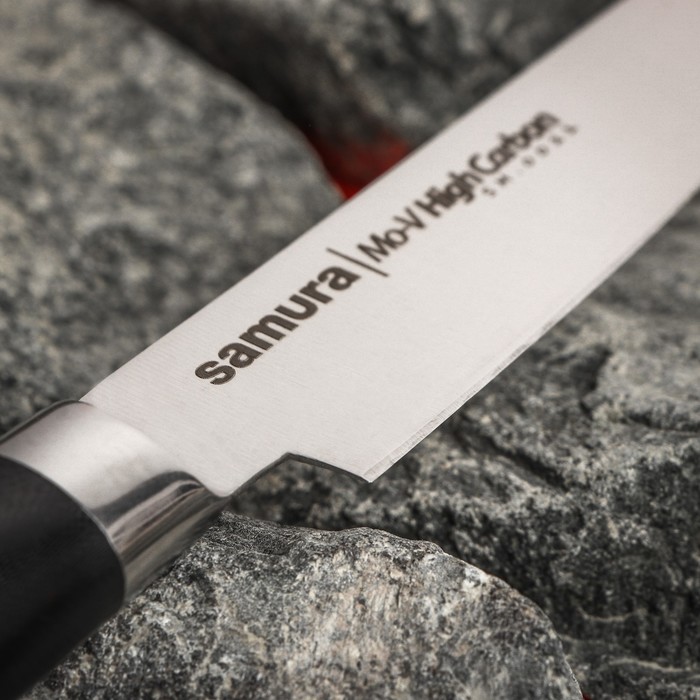 Нож кухонный Samura Mo-V, универсальный, лезвие 12 см - фото 1908278179