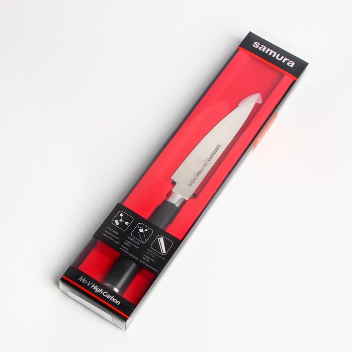 Нож кухонный Samura Mo-V, универсальный, лезвие 12 см - фото 1908278181