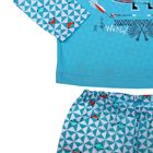 Пижама для мальчика "Лис охотник" (фуфайка+брюки), рост 110-116 см (30), цвет голубой (арт. Р207853_Д) - Фото 6