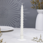 Набор свечей витых,  2,3х 24,5 см, 12 штук, белый - фото 4810360