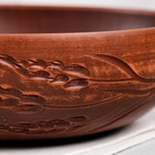 Салатник "Борщ", декор, красная глина, 0.75 л, микс - Фото 3