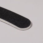 Пилка для ногтей, бумеранг, 100/180 грит, 18 см, чёрная - Фото 2