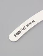 Пилка для ногтей, бумеранг, 200/240 грит, 18 см, белая - Фото 2