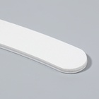 Пилка для ногтей, бумеранг, 200/240 грит, 18 см, белая - Фото 4