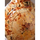 Ваза керамическая "Мономах", напольная, под малахит, коричнево-зелёная, 59 см, авторская работа - Фото 3