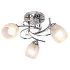 Люстра "Лаура" 3х40Вт E27 хром 45х45х20см - фото 23812898