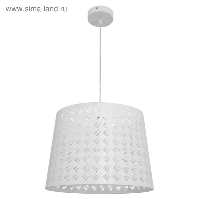 Светильник потолочный "Австрия" 1 лампа 40W E27 основание белый 35х35х80 см - Фото 1