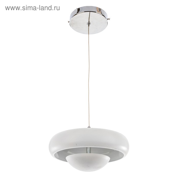 Люстра LED "Ирма" 1 лампа белая - Фото 1